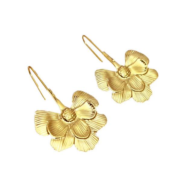Vintage Drop Earrings | Stainless Steel