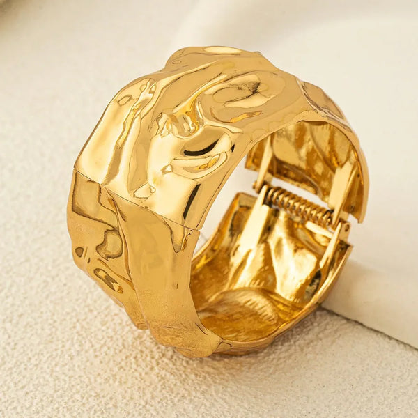 Featuring Geometric Bangle | Alloy