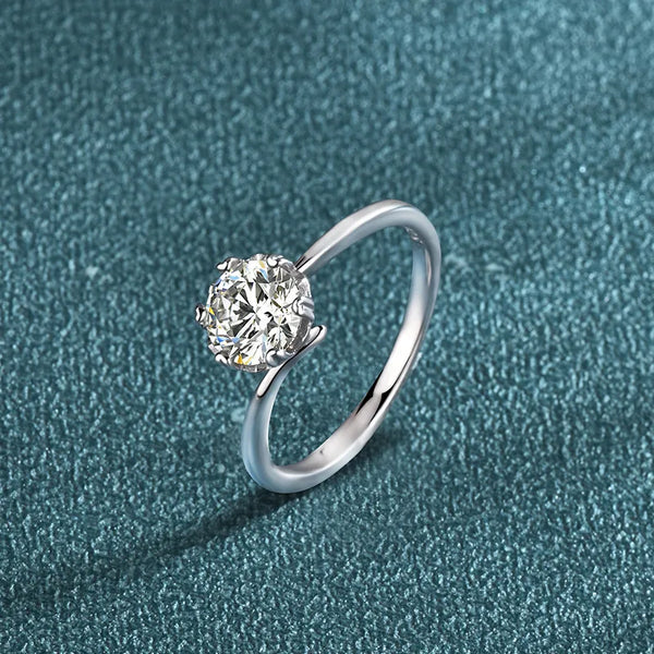Moissanite Ring | 925 Sterling Silver