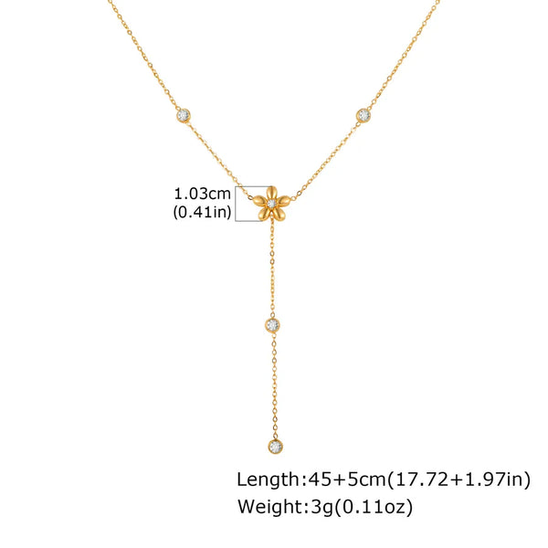 Gold-Plated Celestial Pendant Necklace | Stainless Steel