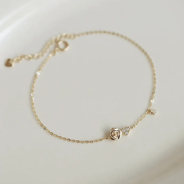 Basic Floral Bracelet | 925 Sterling Silver