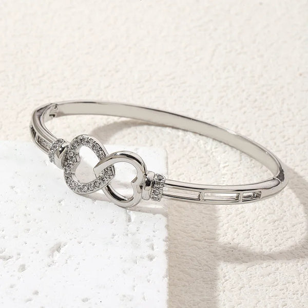Heart Bangle | Copper