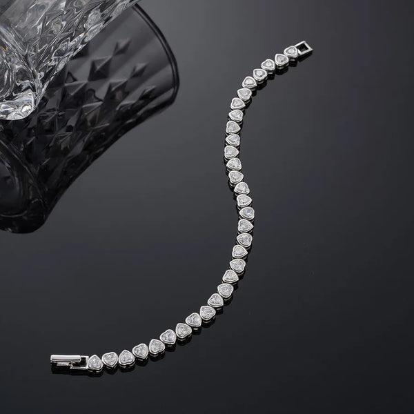 Heart Bracelet | 925 Sterling Silver