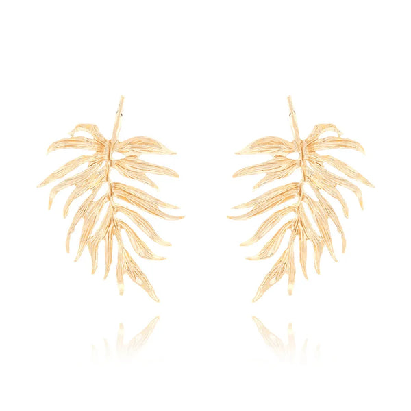 Vintage Floral Stud Earrings | Stainless Steel