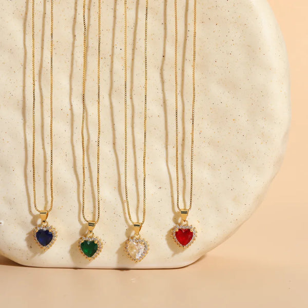 Asymmetric Pendant Necklace | Copper