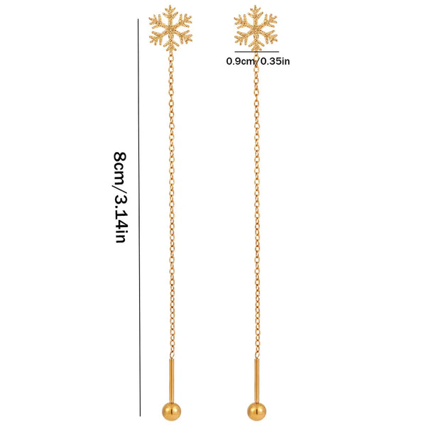 Tassel Stud Earrings | Copper