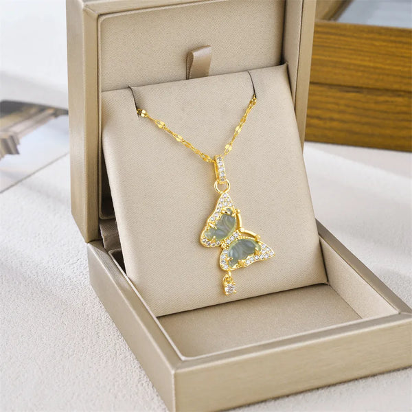 Stainless Butterfly Necklace | Stainless Steel