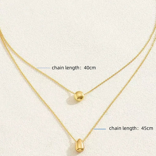 Classic Gold-Plated Necklace | Stainless Steel