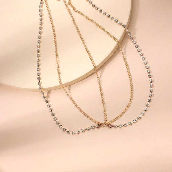 Solid Rhinestone Headband | Alloy
