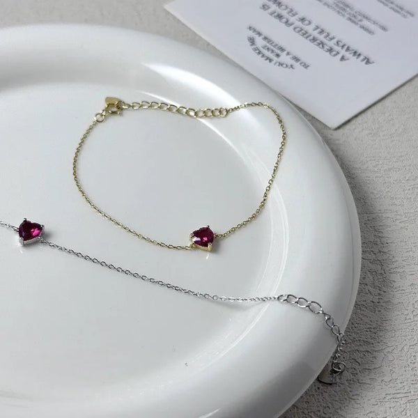 Shape Heart Bracelet | 925 Sterling Silver