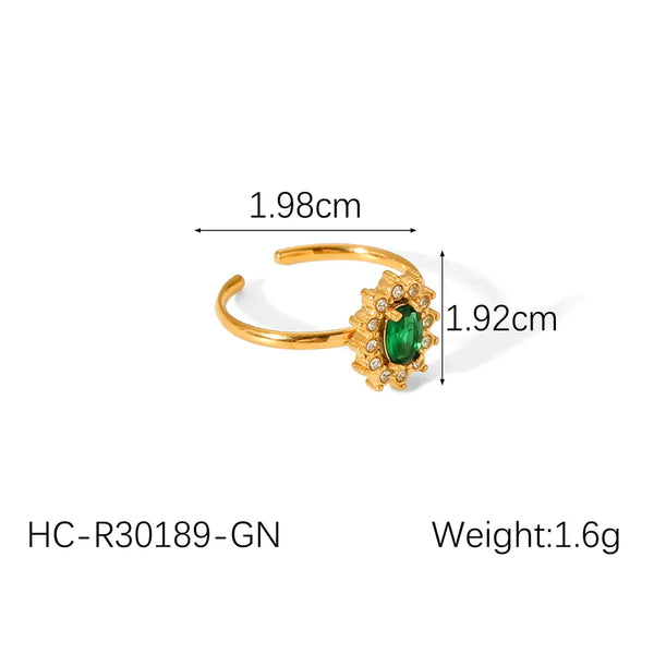 Sunflower Ring | Stainless Steel