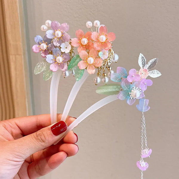 Classical Floral Hairpin Headband | Alloy