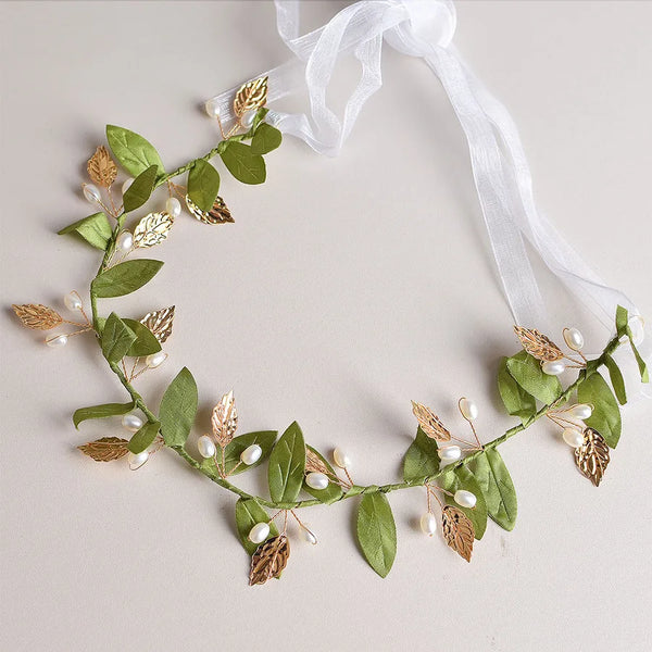 Leaf Floral Headband | Cloth