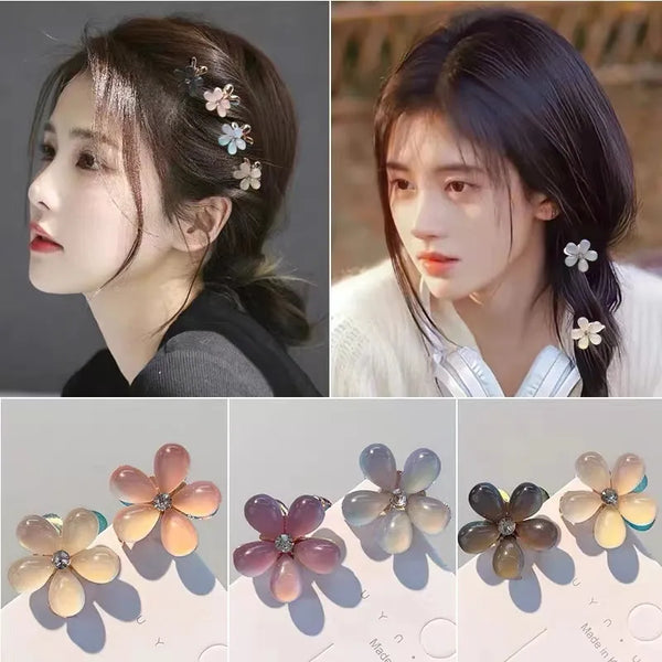 Artificial Pearl Hair Claw | Crystal