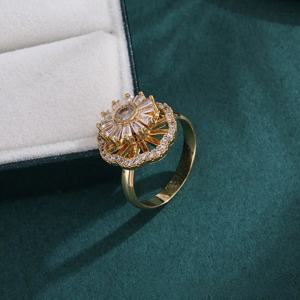 Lucky Floral Ring | Copper