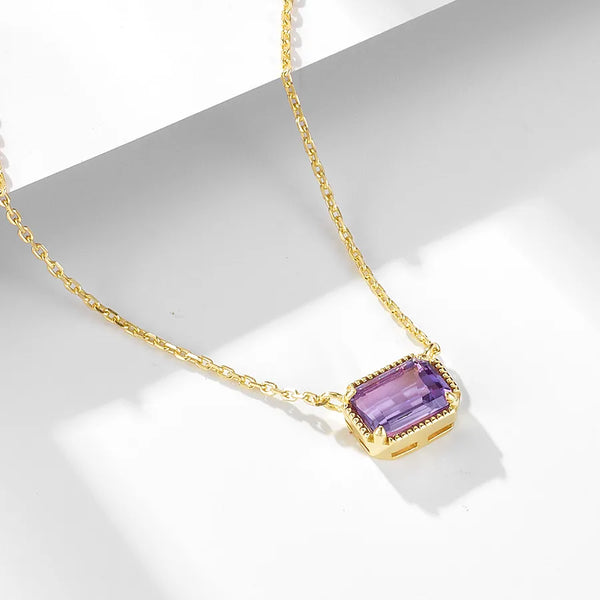 Gold-Plated Geometric Necklace | 925 Sterling Silver