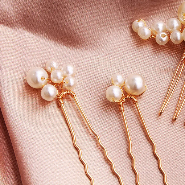 Vintage Pearl Hairpin Headband | Pearl