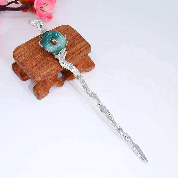 Sticks Floral Hairpin Headband | Alloy