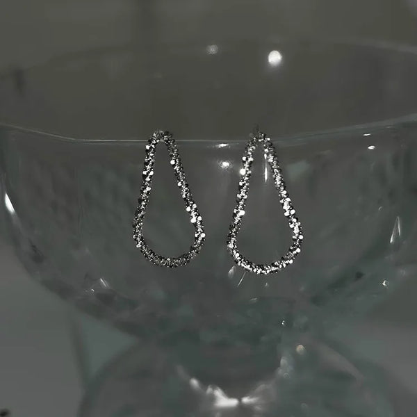 Sterling Geometric Drop Earrings | 925 Sterling Silver