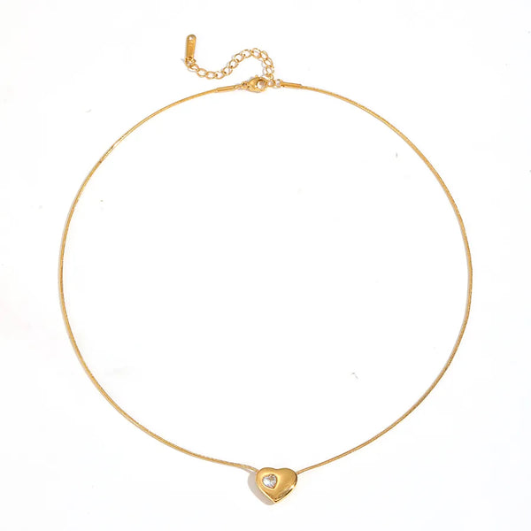 Heart Necklace | Stainless Steel