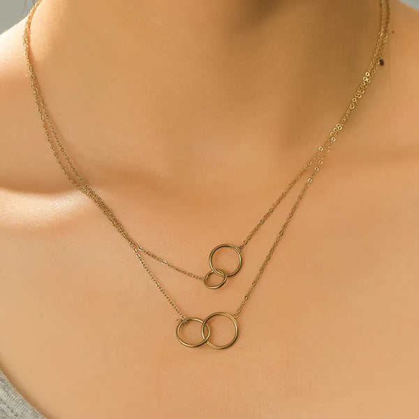 Cross Gold-Plated Pendant Necklace | Stainless Steel