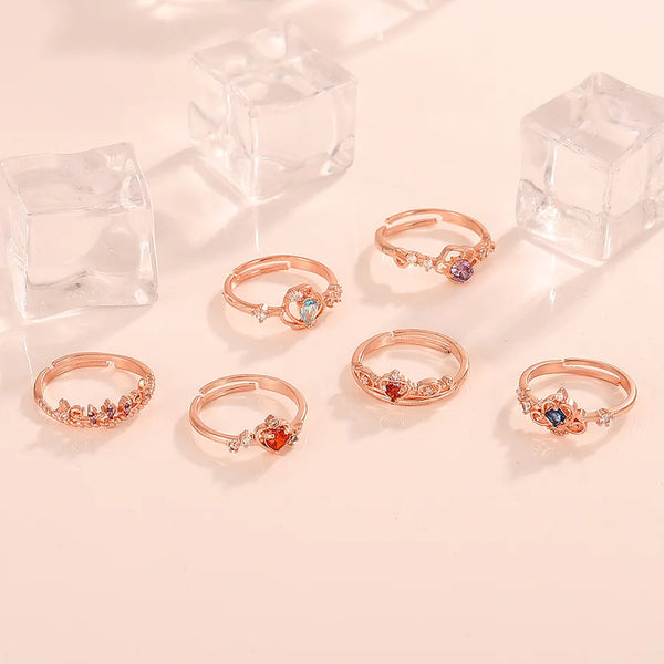 Shape Floral Ring | Copper