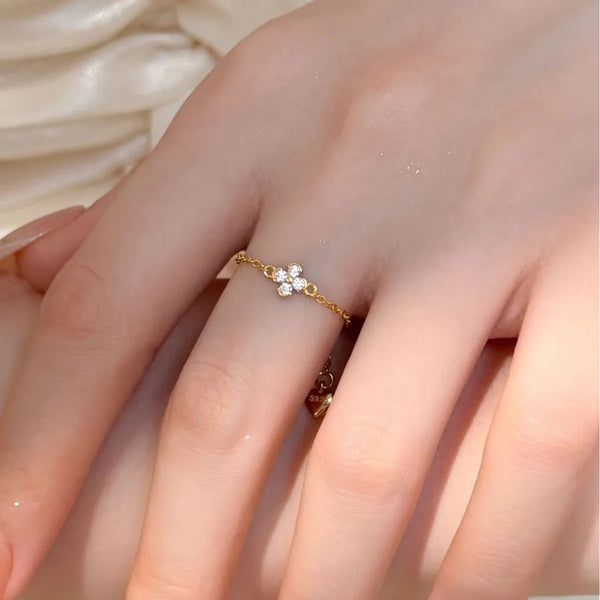 Heart Floral Ring | 925 Sterling Silver
