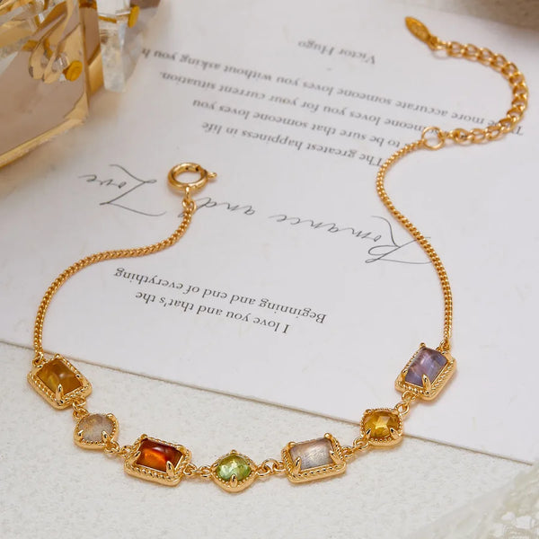 Crystal Zircon Bracelet | 925 Sterling Silver