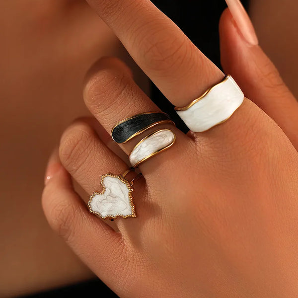 Heart Butterfly Ring | Stainless Steel