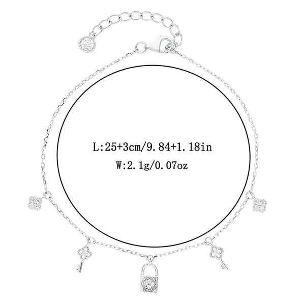 Tassel Heart Bracelet | 925 Sterling Silver