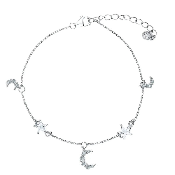 White Celestial Bracelet | 925 Sterling Silver