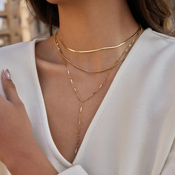 Three Snake Necklace | Stainless Steel