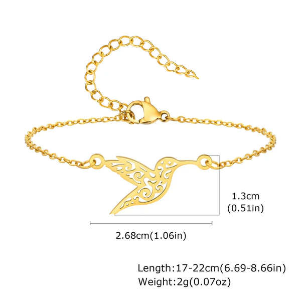 Vintage Gold-Plated Bracelet | Stainless Steel