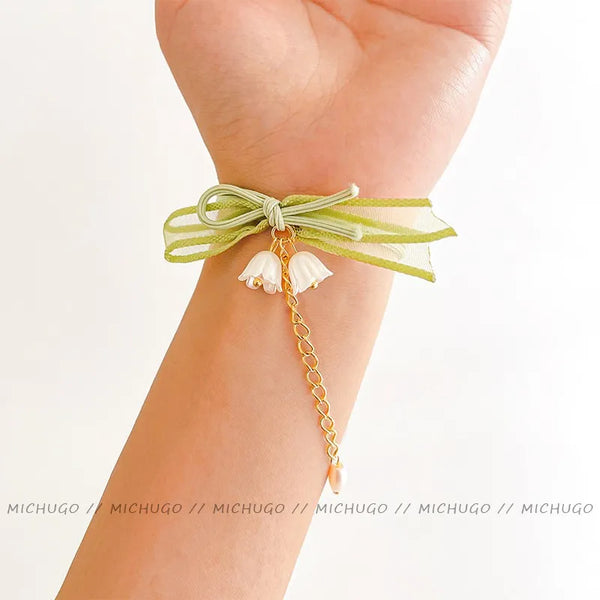 Tassel Floral Headband | Alloy