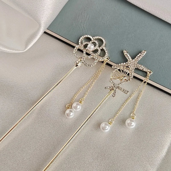 Tassel Hairpin Headband | Alloy