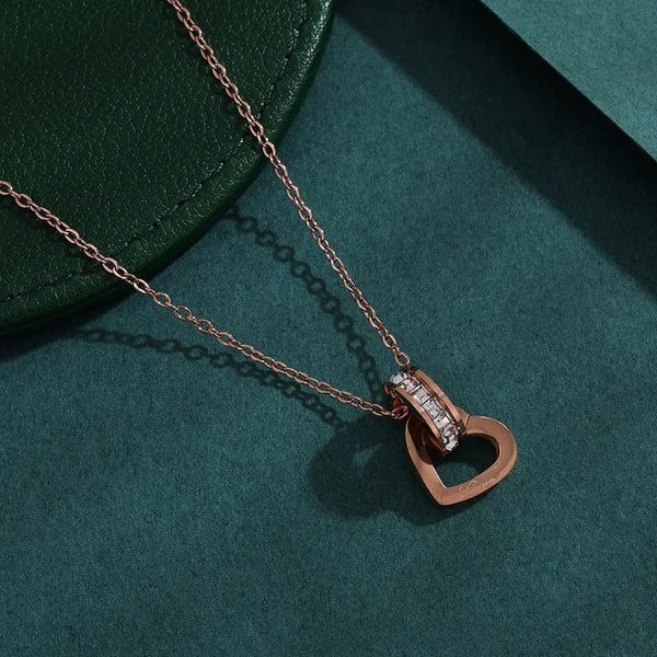 Shape Floral Necklace | Stainless Steel
