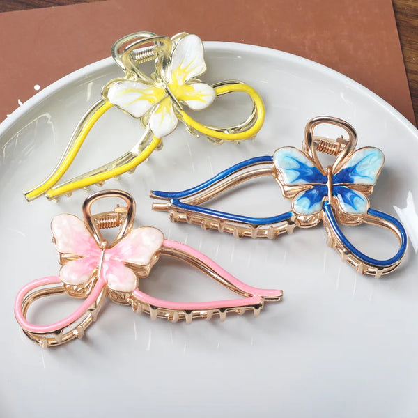 Elegance Butterfly Hair Claw Hair Clip | Alloy