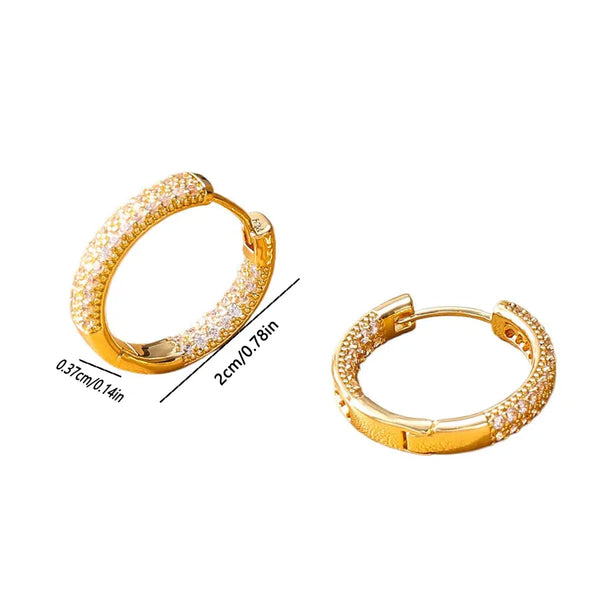Zircon Earrings | Copper