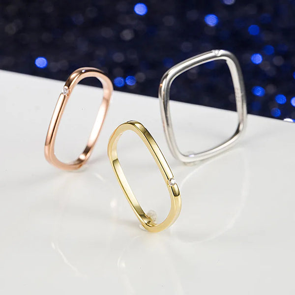 Rhinestone Floral Ring | 925 Sterling Silver