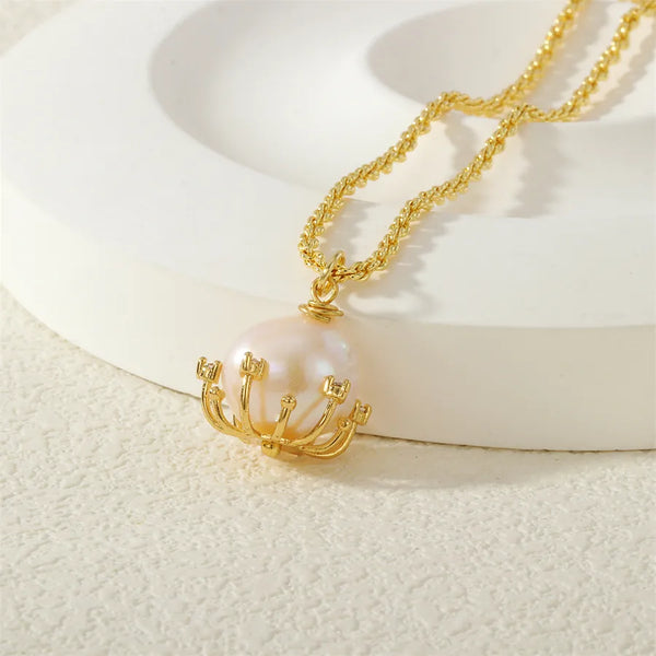 Vintage Freshwater Pearl Pendant Necklace | Freshwater Pearl