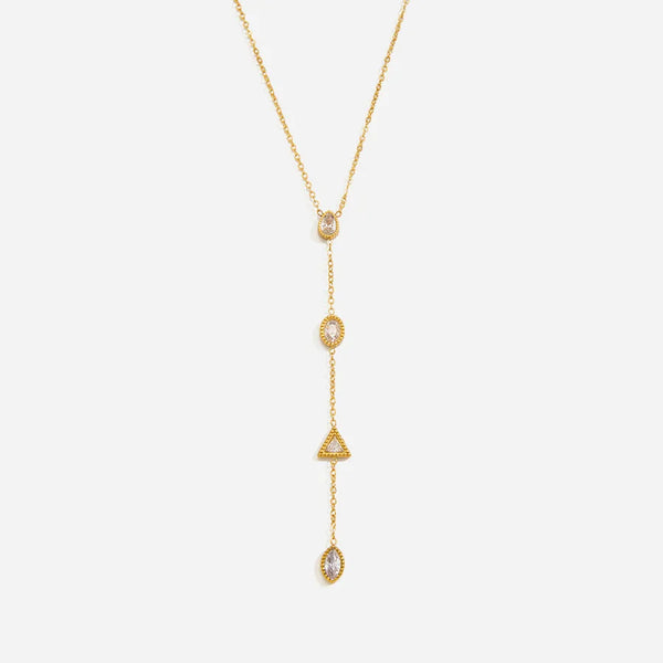 Vacuum Artificial Pearl Pendant Necklace | Stainless Steel