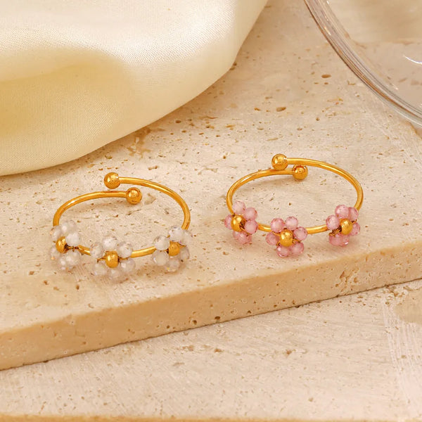 Sweet Floral Ring | Stainless Steel