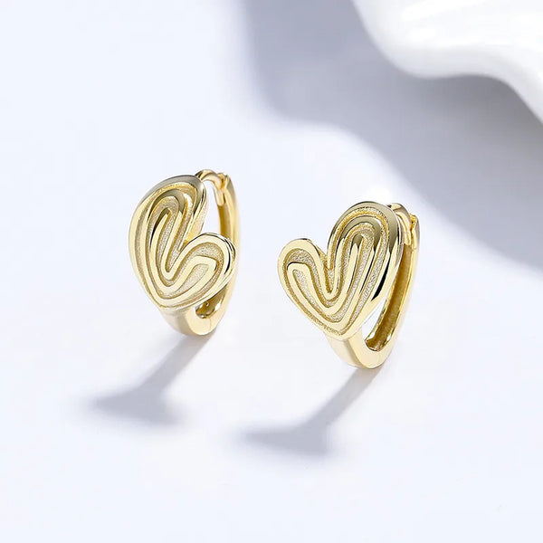 Heart Earrings | 925 Sterling Silver