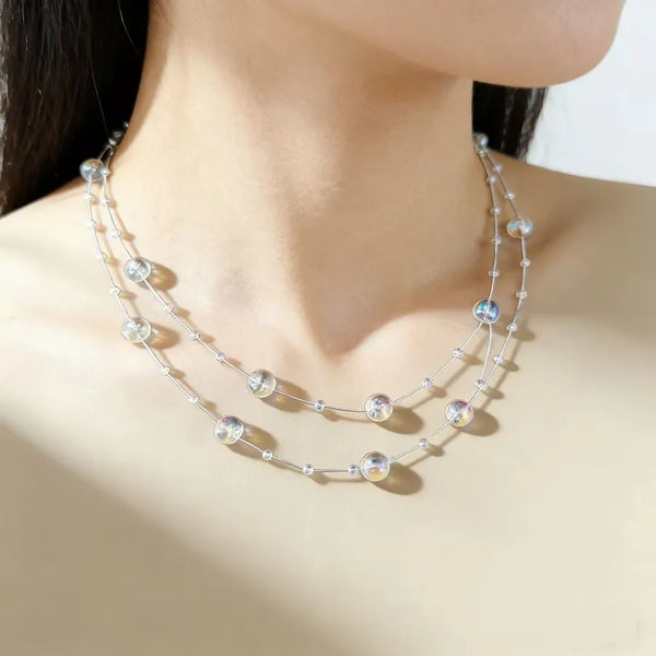 Celestial Pendant Necklace | Crystal