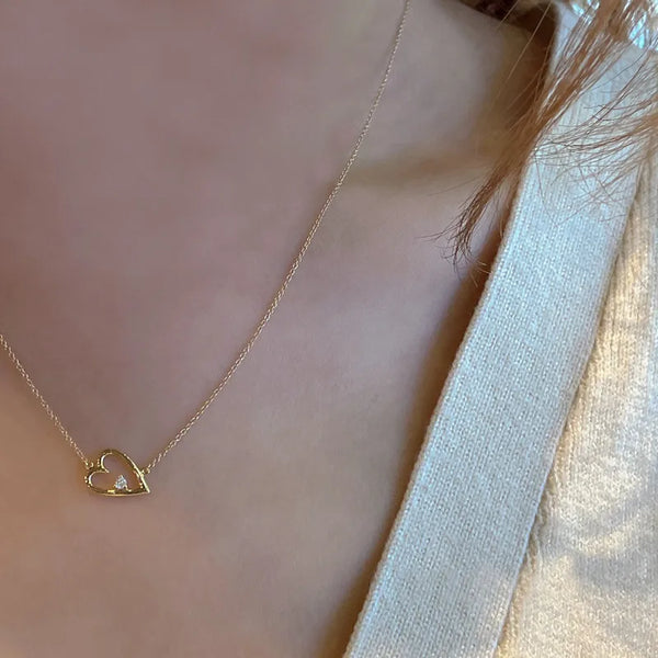 Heart Necklace | 925 Sterling Silver