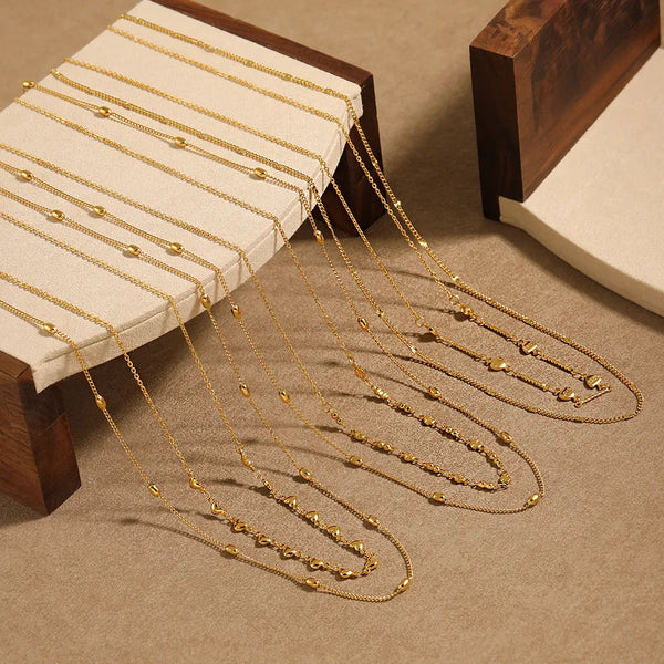 Heart Necklace | Gold