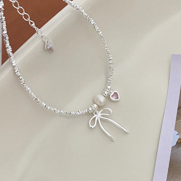 Pink Butterfly Bracelet | 925 Sterling Silver