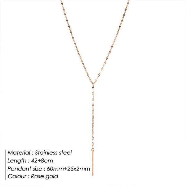 Pendant Necklace | Stainless Steel