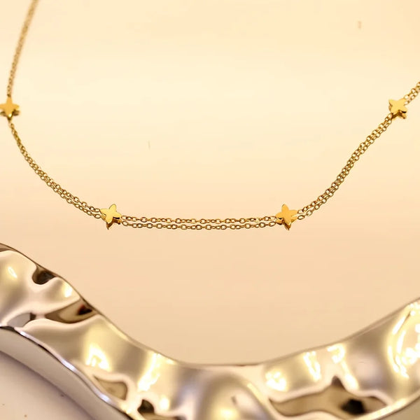 Micro Gold-Plated Necklace | Stainless Steel