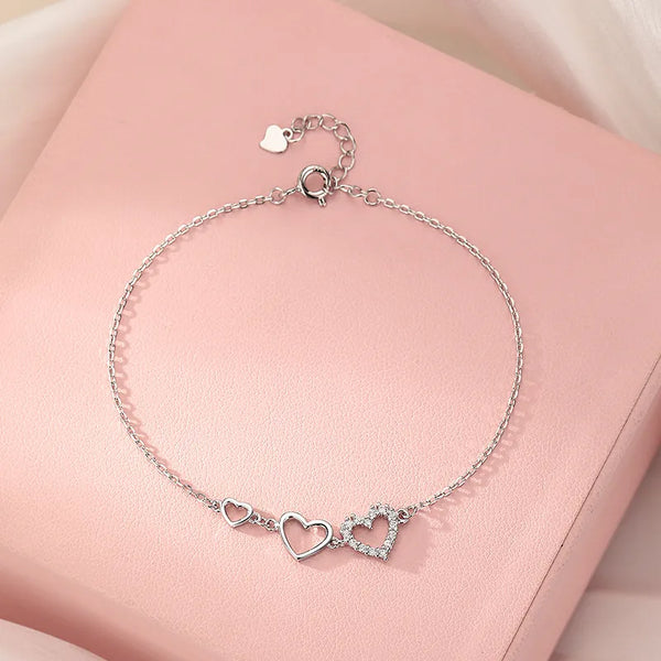 Featuring Heart Bracelet | 925 Sterling Silver